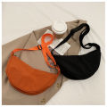 Solid Color Chest Bag For Women Large Capacity Travel Crossbody Female Half Moon Belt Bag Ladies Daily Street Fanny Packs 2022. 