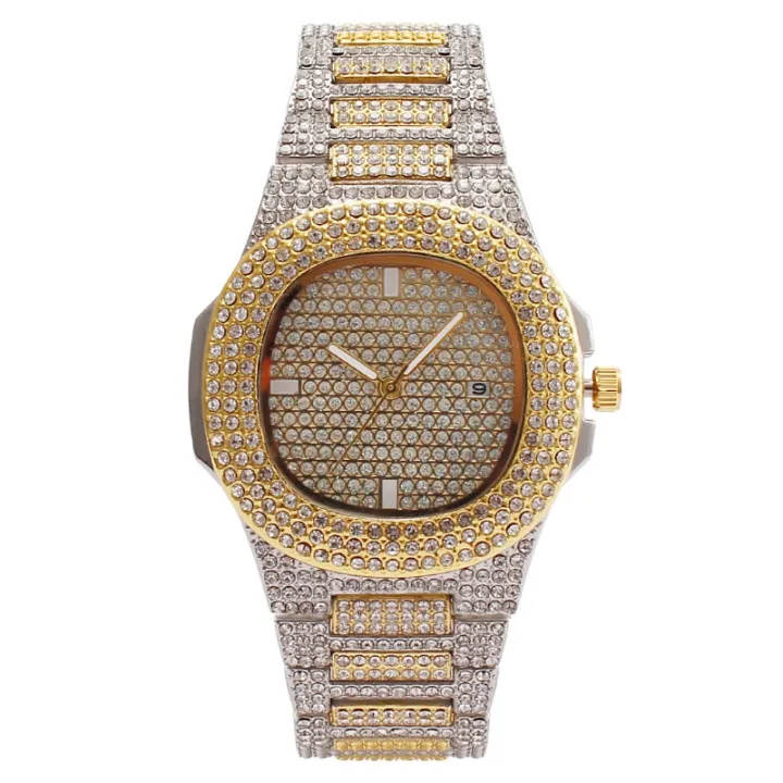 Elegant%20Luxury%20Full%20Diamond%20Quartz%20Watch%20Women's%20Fashion%20Casual%20Full%20Diamond%20Wristwatch%20for%20Ladies%20Girl%20-%20Image%202