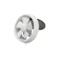 National Deluxe Heavy Duty Round Glass Window Exhaust Fan 6 Inch: Experience Efficient Airflow and Confidence with a 1-Year Warranty.