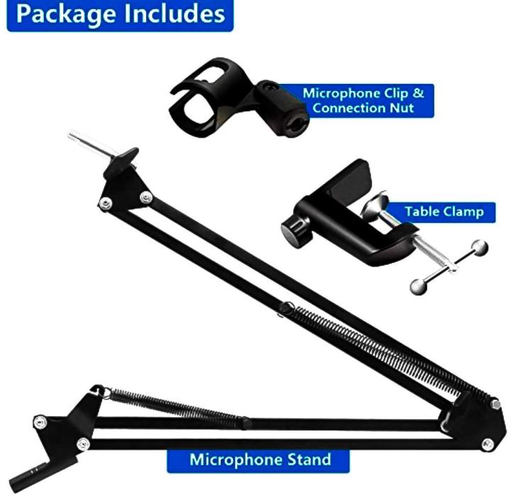 Extendable%20Suspension%20Microphone%20Stand%20+%20Shock%20Mount%20+Pop%20Filter%20-%20Image%206