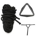 Kayak Canoe Boat Anchor Trolley System w/ Nylon Line Pad Eyes Cleats Ring Rope. 