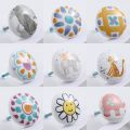 【Great Selection】 Creative Wardrobe Pulls Ceramic Door Handles with Screw Cupboard Animal Handles Elephant Decoration Cabinets Drawers Knobs Bedroom. 
