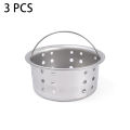 1/3Pcs Kitchen Sink Strainer Stainless Steel Bathroom Water Basin Drain Hole Trap Screen Filter Basket Waste Screen Sink Accessories. 