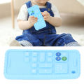 Silicone Baby Teether Safe Mobile Phone Shape Teether Toy Bright Color Hand Eye Coordination for Home. 