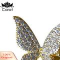 Carat Earring Butterflies Non-pierced Japan Korean Ear Cuff Style. 