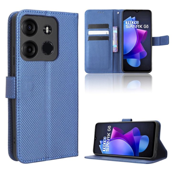 xprmy for Infinix Smart 7 Casing Flip Phone Holder Stand Case Wallet PU Leather Back Cover