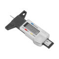 Tread Depth Checker, Tire Tread Depth Gauge Accurate Metal Probe Large Display Portable for Truck.