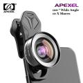 APEXEL HD Camera Phone Lens Kit 120 Degree 4K Wide Angle 10x Macro Lens +CPL Star Filter for IPhonex Samsung S9 All Smartphones. 