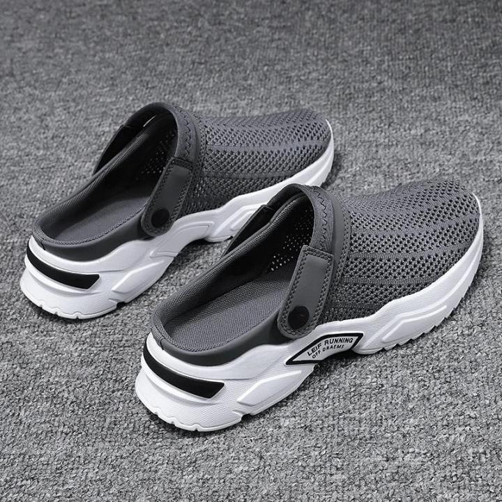 Mesh%20Men%20Sandals%20Outdoor%20Clogs%20Casual%20Sneakers%20for%20Man%20Breathable%20Half%20Slippers%20Slip%20on%20Lightweight%20Walking%20Beach%20Man%20Shoes%202024%20-%20Image%204