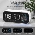 Bluetooth speaker small speaker B126 night light subwoofer portable mini clock home alarm clock desktop audio. 