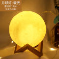 Hand Painted Space Planet Light DIY Painted Graffiti Night Light Children's Handmade Luminous Moon Light Material Pack.