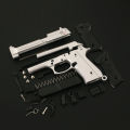 Mini Metal Toy Gun Model Alloy Keychain Detachable Look Real Collection Color Birthday Gifts For Boys Adult Gaming Peripherals AITENG. 