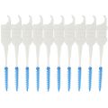 40pcs Teeth Toothpicks Dental Floss Picks Interdental Brush Stick Tooth Clean.
