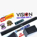 Vision Sound Bar Vsn-01 - Upgrade Audio Experience With Vision'S Sleek And Powerful Soundbar Model VSN-01 (32" Long).