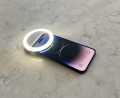 Rechargeable Portable Clip-on Selfie Ring Light With 36 LED for iPhone/Android Phone Photography Camera Video | 3 Adjustable Light Modes.