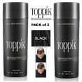 Pack of 2 Toppik Hair Building Fiber Black 27.5 gm. 