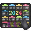 2024 Calendar Mouse Pad Desk Pad Mouse Pad Workspace Organizers Water-proof Rubber Computer Keyboard Mat Gaming Mouse Pad Office.