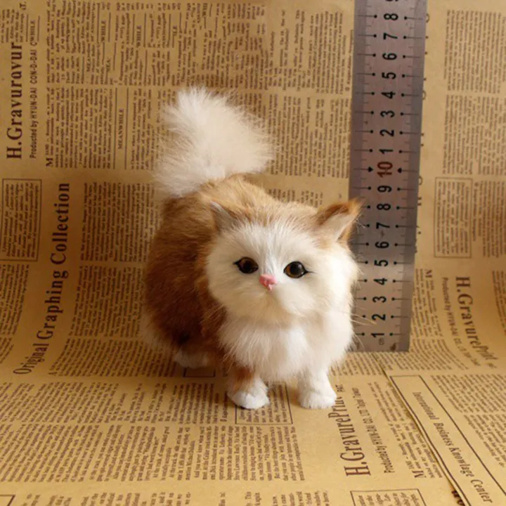 Realistic%20Cat%20Plush%20Toys%20Lifelike%20Fur%20Furry%20Stuffed%20Cat%20Dolls%20Simulation%20Kitten%20Models%20Animals%20Birthday%20Christmas%20Gift%20For%20Child%20Luhuai%20CVC%20-%20Image%203