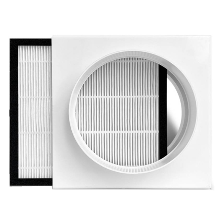 Air Filter Screen Purification Box Duct Fan HEPA Ventilation Duct Air Filter for Pipes Fresh Air System