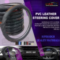 PVC LEATHER STEERING WHEEL COVER FOR CAR. 