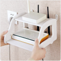 Wifi Router Stand Shelf Double Layer Wall Mounted Shelf Home decorator(Dhaka Shopping zone).