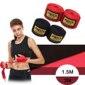 【Xiaofeng】New 2 Roll 1.5M/3M Cotton Boxing Bandage port Kick MMA Hand Glove Wrap Belt Boxing port Wrap Bandage. 