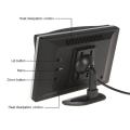 5 Inch Car Rear View Monitor, TFT LCD Display Monitor for DVD Vehicle Backup Cameras Vehicle Reversing Parking System. 