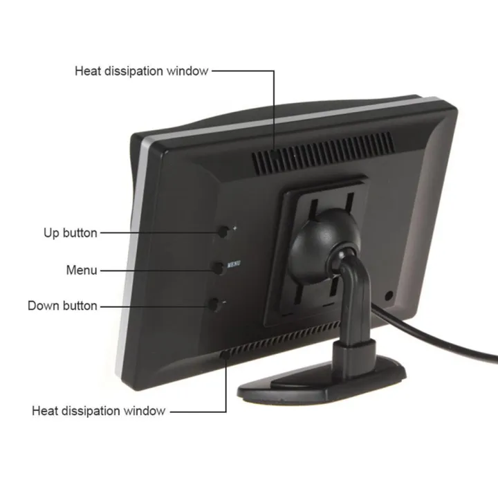 5%20Inch%20Car%20Rear%20View%20Monitor,%20TFT%20LCD%20Display%20Monitor%20for%20DVD%20Vehicle%20Backup%20Cameras%20Vehicle%20Reversing%20Parking%20System%20-%20Image%204