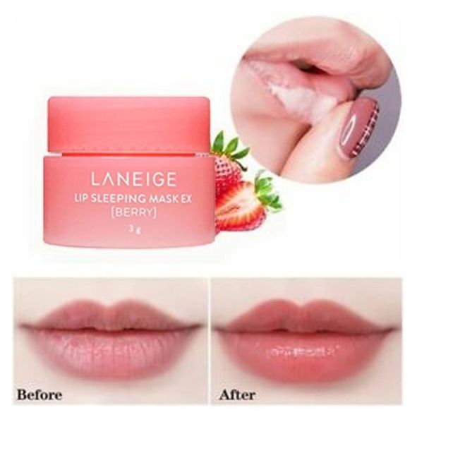 LANEIGE Lip Sleeping Mask Berry 3g - Authentic Cute Lip Balm