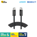 Anker Zolo A8060 USB C to USB C Cable 240W 1.5m 5ft Braided and Dirt-Free PD 3.1 Type C Fast Charging Slim Connector for iPhone 16 Series MacBook. 