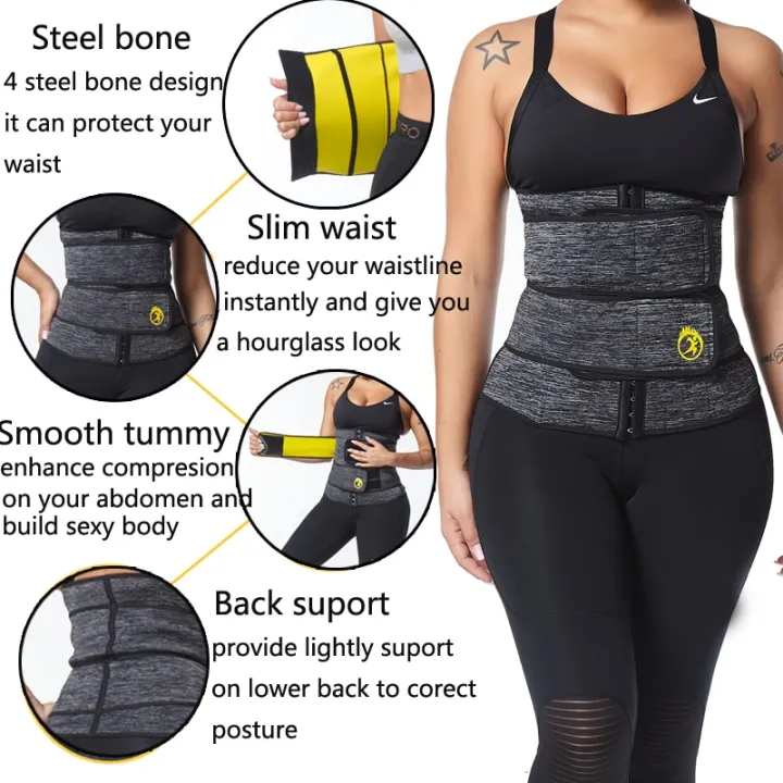 SEXYWG%20Waist%20Trainer%20Sauna%20Sweat%20Slimming%20Belt%20Modeling%20S%20for%20Women%20Weight%20Loss%20Body%20Shaper%20Workout%20Fitness%20Trimmer%20Cincher%20-%20Image%206
