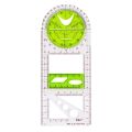 Rotatable Fast Drawing Template Ruler Art Design Construction Architect Stereo Geometry Ellipse Drafting Measuring Scale Ruler. 