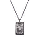 Wicca Tarot Card Waite Major Arcana Pagan Pendant Amulet Necklace-THE LOVERS.