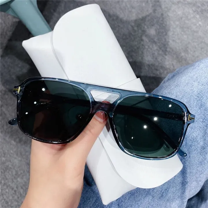 RUOBO%20Oversize%20Rectangle%20Shade%20Sunglasses%20For%20Men%20Womem's%20Double%20Bridge%20Brand%20Design%20Tom%20Driving%20Sun%20Glassses%20UV400%20Gafas%20De%20Sol%20-%20Image%203