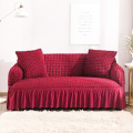 Sofa Cover original turkey 3 Seater Stitched Spandex Fabric - maroon colour. 