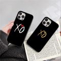 Weekend XO Mobile Cell Phone Case for iPhone 15 14 13 12 11 XS X 8 7 6 Plus Mini Pro Max SE 2022 Black Soft Phone Cover Funda. 