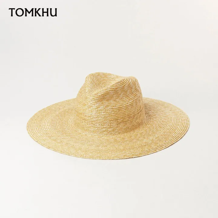 Women%20Summer%20Jazz%20Hat%20100%25%20Crocheted%20Wheat%20Straw%20Hat%20Body%20Craft%20Millinery%20Base%20Fedora%20Panama%20Beach%20Sun%20Hats%20Chapeu%20Unisex%20Caps%20-%20Image%202
