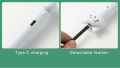 【2023】 3 in 1 Cat Laser Pointer LED USB Rechargeable Laser Toy Multi-pattern Projection Interactive Animation Mouse Shadow Cat stick. 