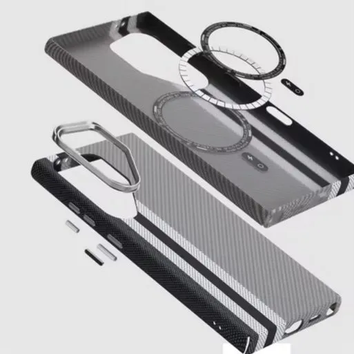 LUXO%20Life%20Luxury%20Carbon%20Fiber%20Magsafe%20Reflective%20Case%20for%20Samsung%20Galaxy%20S23%20Ultra,%20S24%20Ultra,%20S25%20Ultra,%20Magsafe%20hard%20IC%20case%20Shockproof%20Heat%20Dissipation%20Shell%20-%20Image%204