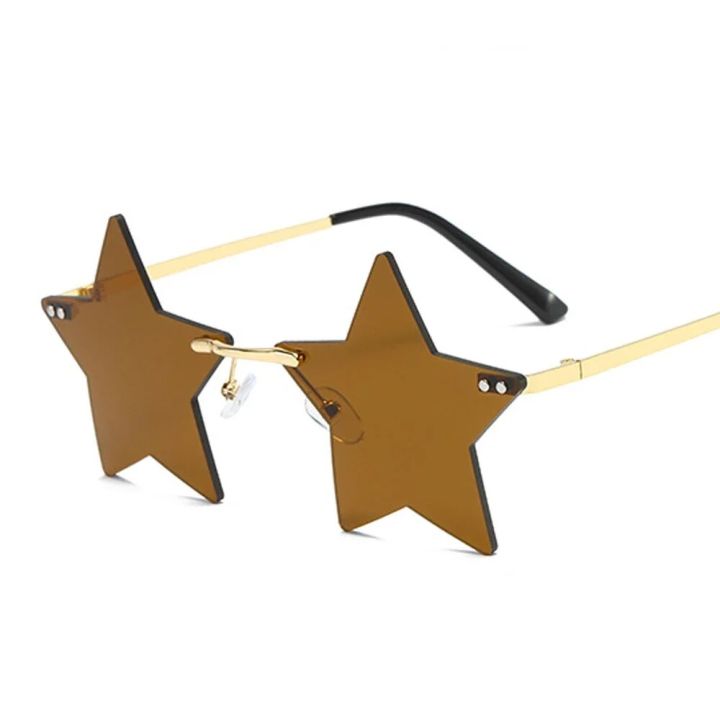 Vintage%20Unique%20Star%20Shape%20Mirror%20Rimless%20Sunglasses%20Women%20Fashion%20Clear%20Ocean%20Lens%20Eyewear%20Men%20Trending%20Sun%20Glasses%20Shades%20-%20Image%202