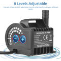 GC Solar 12V Brushless Centrifugal Submersible Water Pump For Fountain Pool Circulation System Water Circulation System, Pond Motor Fountain Pump.