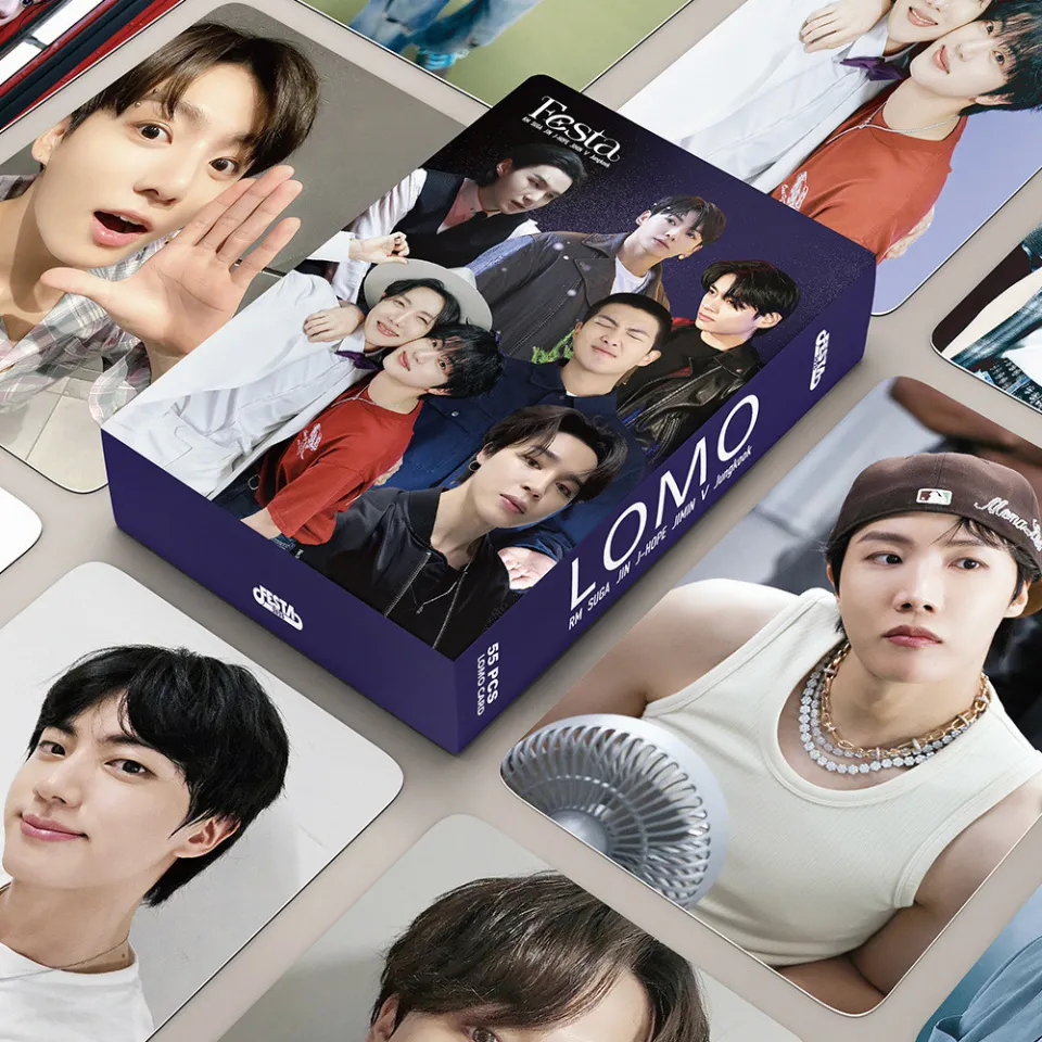 55pcs/Box KPOP BTS Festa 2025 Jung Kook Taehyung V Jimin Suga J