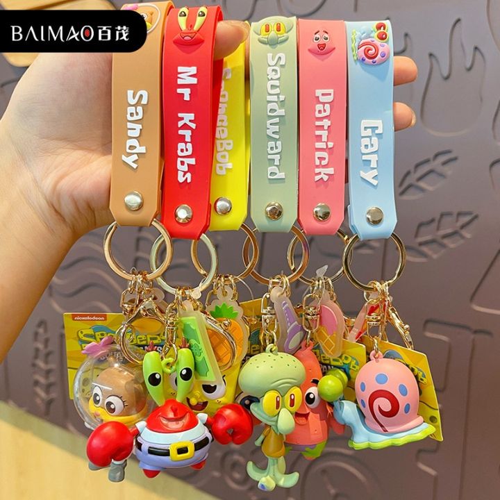 Sandy Cheeks Keychain SpongeBob SquarePants action figure Patrick Star Squidward Sandy Cheeks ...