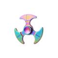 Metal Fidget Spinner - Sky Blue And Purple. 