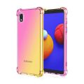xprmy for Samsung Galaxy A03 Core Multicolor Silicone TPU Casing Soft Buffer Thin Anti fall Corners solid color Phone Cover. 
