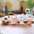 Kawaii Soft Stuffed Animal Little Cat Keychain Plush Bag Car Pendant Keychain DIY Trinket Kids Stuffed Animal Toys Eatop.