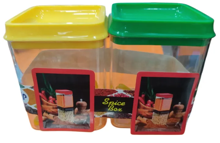 2%20Pcs%20Multicolor%20Plastic%20%20Spice%20Jar%20Set%20-%20Image%203