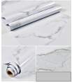 Marble wallpaper Waterproof Sticker Modern Kitchen Cabinet Table Countertop Furniture Renovation Wallpaper PVC Self Adhesive Wall Sticker .. 