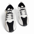 New Best Collection 2025 Comfortable Stylish & Fashionable Sports Look, Lace Up, Slip-on & Pull-on, Light Weight - White and Black Color Combination Sneaker For Men - Perfect For Any Occasion. 