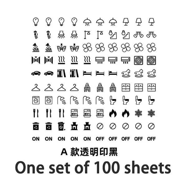 Switch Logo Sticker Switch Logo Sticker Set – Creative Lamp & Socket Label Stickers for ...